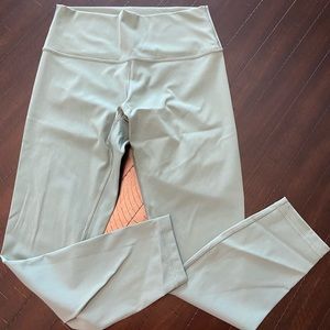 Lululemon Dusty Teal Wunder Under Leggings